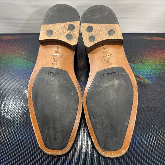 Cole Haan Collection Shoes Men's Size 10.5M Black Loafers C02992 Made In Italy - Picture 7 of 12